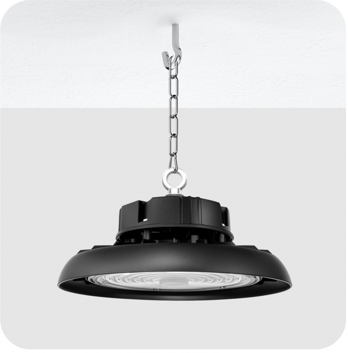 Pour la vente en gros LED UFO High Bay Lights Entrepôt d'usine d'éclairage Lampes OVNI IP65 Lampes imperméables 6