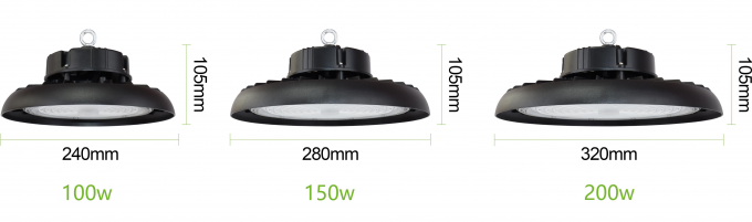 Pour la vente en gros LED UFO High Bay Lights Entrepôt d'usine d'éclairage Lampes OVNI IP65 Lampes imperméables 8