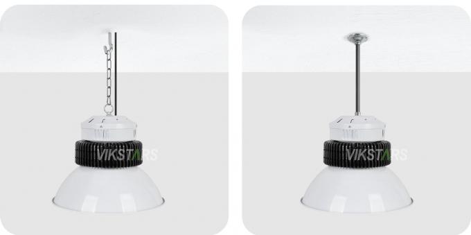 100W 150W 200W 250W Aluminium Fin LED haute baie lumières pour l'éclairage commercial avec réflecteur 4