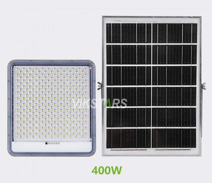 Lumières solaires en aluminium 100w 200w 300w 400w Pour les villages de jardin entrepôt IP66 imperméable à l'eau 4