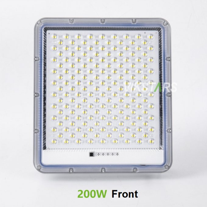 Lumières solaires en aluminium 100w 200w 300w 400w Pour les villages de jardin entrepôt IP66 imperméable à l'eau 5