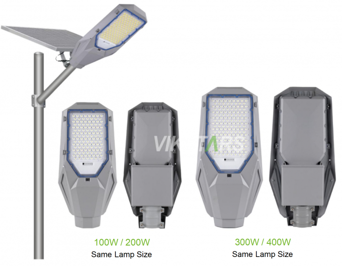 Lumières solaires 100w 200w 300w 400w Aluminium Design classique Les lampes à énergie solaire à vendre à chaud 0