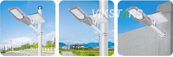 Lumières solaires 100w 200w 300w 400w Aluminium Design classique Les lampes à énergie solaire à vendre à chaud 8