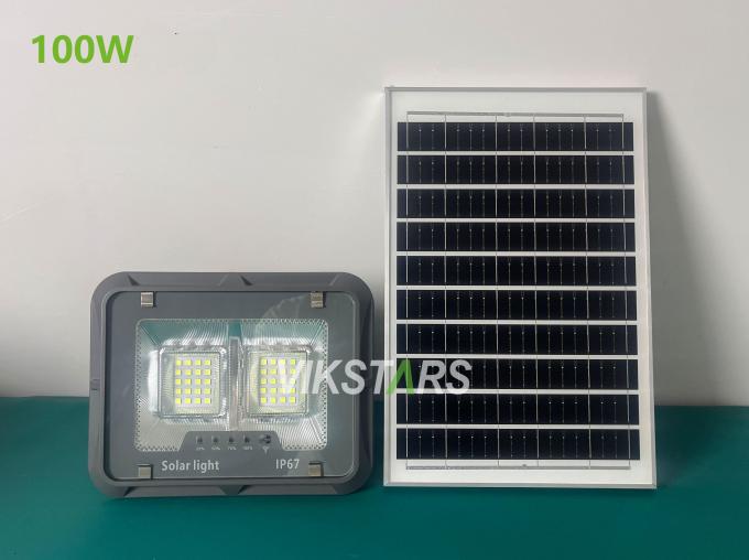 Dernière lumière solaire de jardin 100W 200W 300W 400W Lumières extérieures solaires pour éclairage de cour projecteur solaire 2