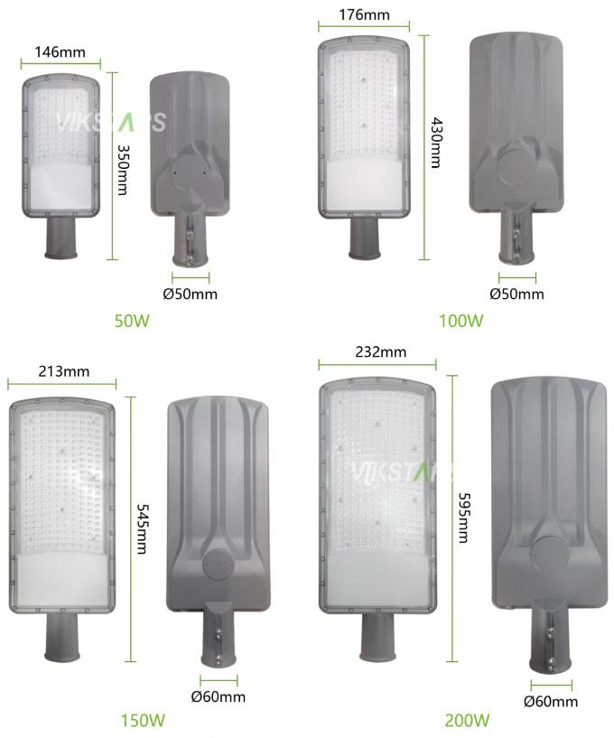 Lampadaires à LED avec garantie d'un an au prix le plus bas pour la vente en gros DOB Meilleur prix Petite route 4