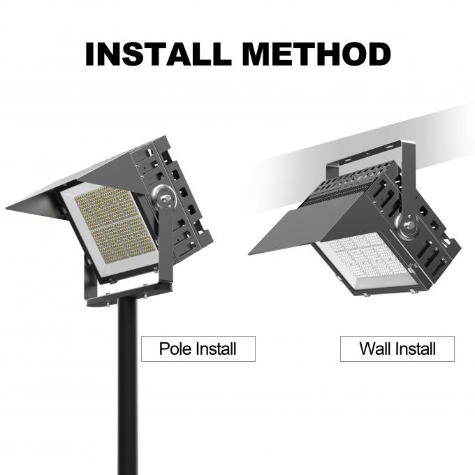Projecteurs Floodlight 400W 600W 1000W Étanche 140Lm/W Réflecteur LED Prix pour Terrain de Sport 5