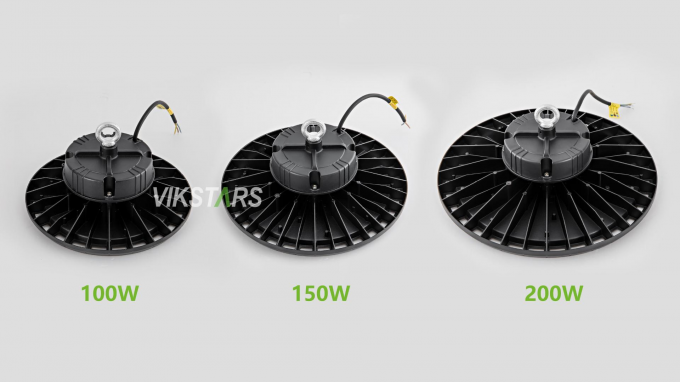 Le prix le moins cher UFO High Bay Lights 100W 150W 200W Pour l'usine d'atelier d'entrepôt 3