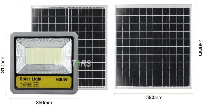 600w 800w Lumières solaires d'inondation Éclairage de stade Extérieur Réflecteurs solaires haute puissance 6