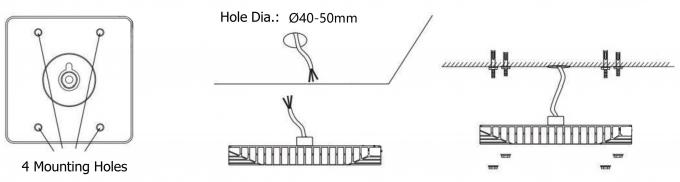 Feux de station-service à LED haute qualité 135lm/w 100W 150W 200W, supportant le kit de lampe SKD et les feux de canopée pour stations-service 3