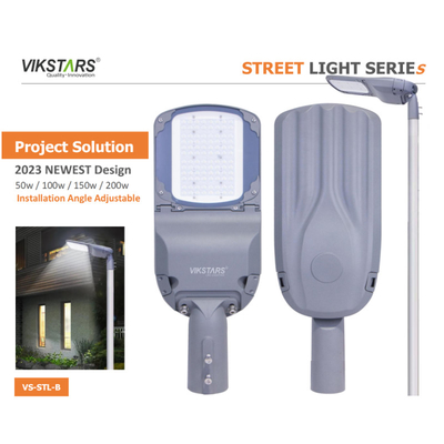 Lumière de rue LED à l' épreuve de l' eau IK10 50w 150w haut de gamme avec photocell