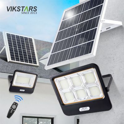 acheter 100W 200W 300W 600W Solar Flood Lights For Yard Garden With Good Price 2 Years Warranty fabrication en ligne