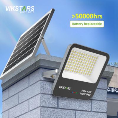 acheter Remplacement de la batterie 60w 100w 200w 300w Lampes solaires avec couvercle en verre fabrication en ligne