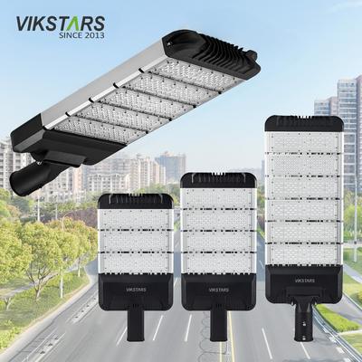 acheter Module LED Street Lights Noir gris avec bras réglable Prix bon marché 50W 100W 200W 300W Lampes de rue en aluminium fabrication en ligne