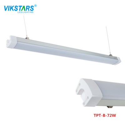 Tri appareil d'éclairage de la preuve LED d'IP65 36w 72w avec Grey Housing Color
