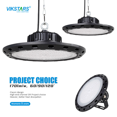50w UFO High Bay Light Pour entrepôt 150lm/W 3000 4000 5000k Ip65 étanche