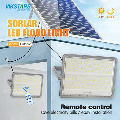 Contrôle à distance IP65 Lampes à incandescence à LED solaire à l'extérieur imperméable à l'eau 200w