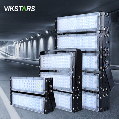 Meilleur 100W 300W Fin Module Flood Lights pour le stade de football de softball de terrain de golf avec Brand Driver Led Flood Light