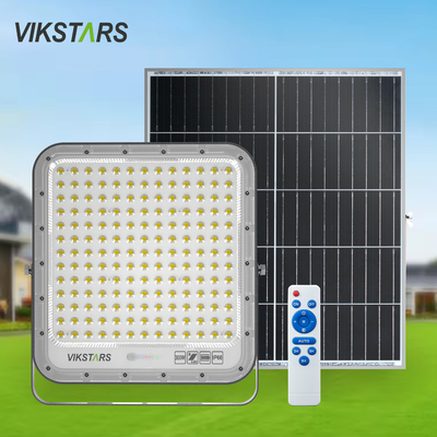 60w 100w 200w 300w LED Solar Flood Light Batterie remplaçable résistant à l'eau extérieur