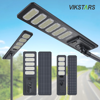 Nouveau 100W 200W 300W 400W 500W Tout en un Aluminium Lumière solaire de rue Pour la vente en gros