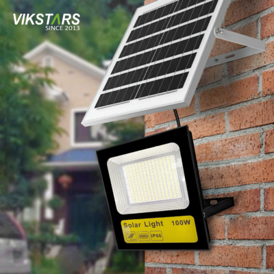 Prix le moins cher ABS phares solaires 30w 60w 100w 200w pour le jardin de jardin parc chemin