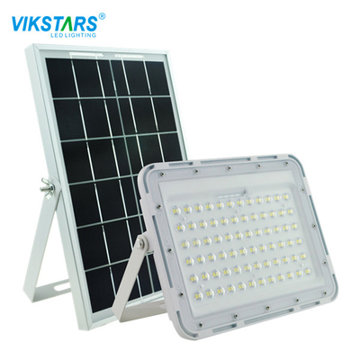 logement blanc solaire de lumière d'inondation de 60W 200w LED avec le grand panneau solaire